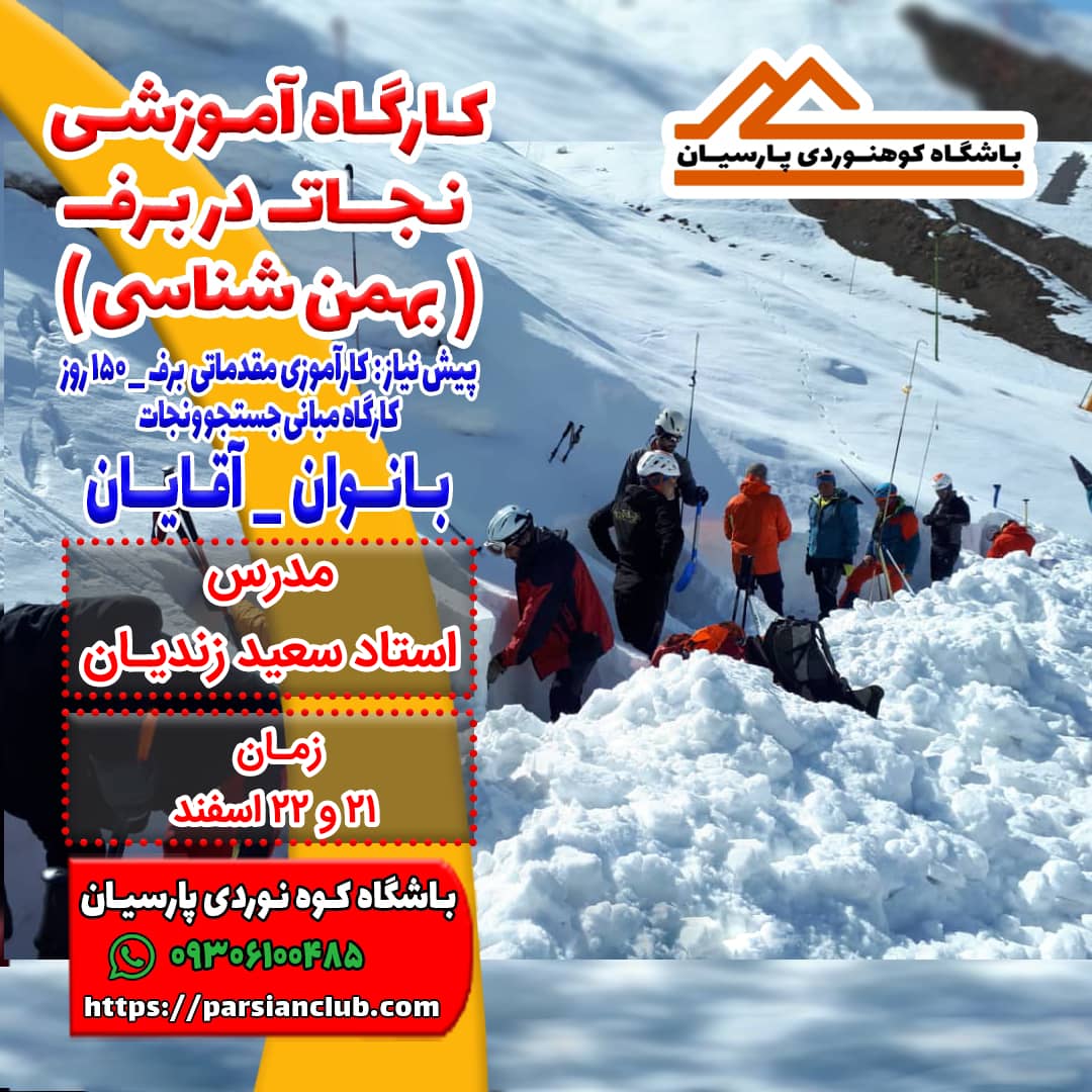 نجات در برف(بهمن شناسی)